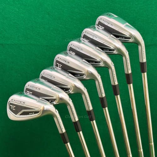 Tour Edge Exotics MAX 5-AW Iron Set Dynamic Gold MID 115 S300 Steel Stiff