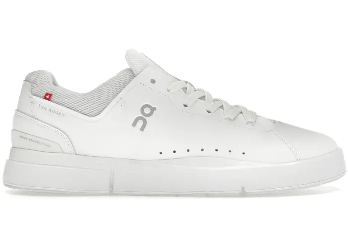 Size 7.5 - On The Roger Advantage All White 3MD10640108