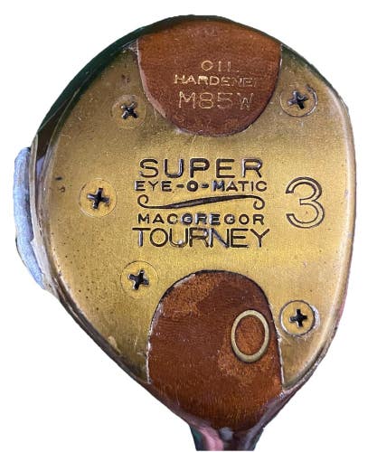 MacGregor Tourney Super Eye-O-Matic Oil Hardened M85W 3 Wood RH Steel 42" HC