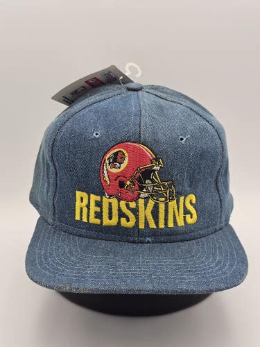 NEW Vintage Washington Redskins Stonewashed Denim NFL Sports Hat Cap Snapback