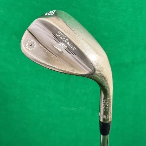 Titleist Vokey SM7 Brushed 58-8M 58 Lob Wedge Vokey Design Steel Wedge Flex