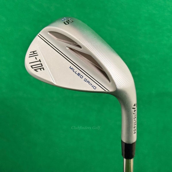 TaylorMade Milled Grind Hi-Toe 3 Chrome 50-9 50° Gap Wedge Stepped Steel Wedge