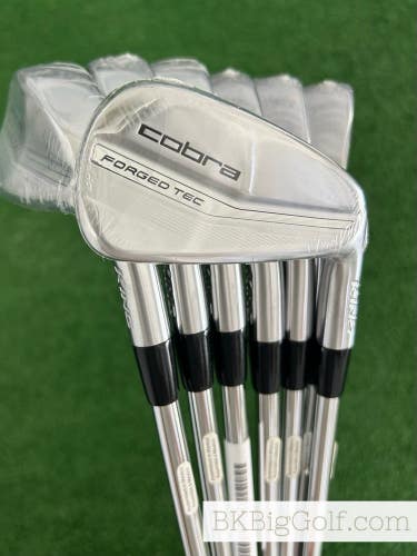 NEW Cobra King Forged Tec 23 Iron Set 4-P / KBS $-Taper Lite Regular