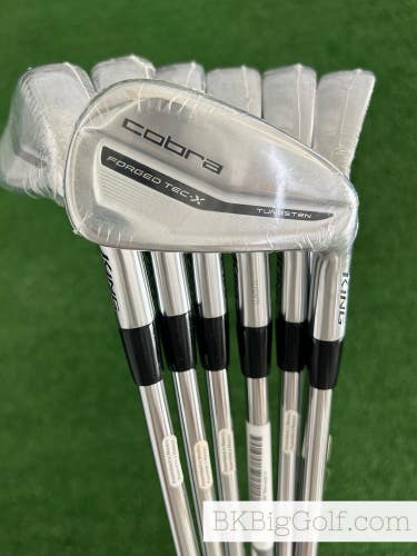 NEW Cobra King Forged Tec X 23 Iron Set 5-G / KBS Tour Lite Regular