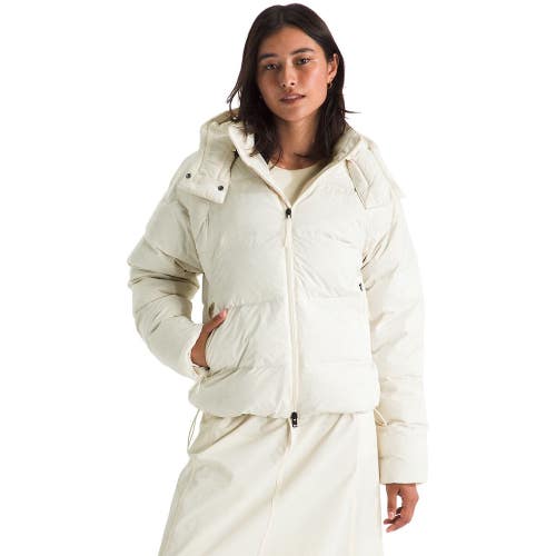 The North Face Hydrenalite City Down Hooded Puffer Jacket White Size L NWT Read