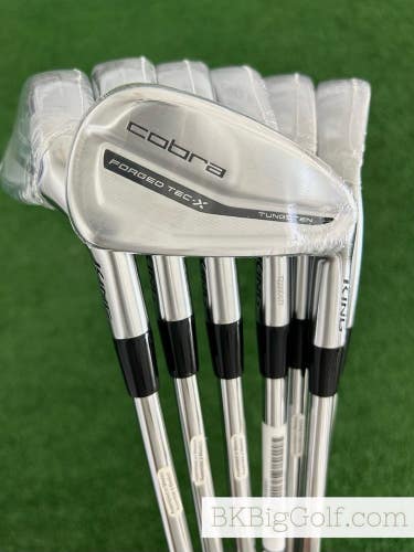 NEW Cobra King Forged Tec X 23 Iron Set 5-G / KBS Tour Lite Stiff