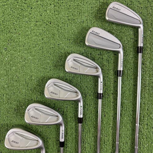 Ping i230 i200 Combo Iron Set 5-PW Green Dot CFS Stiff Flex Steel +1/2 Long