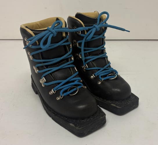 Merrell Ultra Padded Black Leather 3-Pin 75mm Telemark/XC Boots US Women's 5.5
