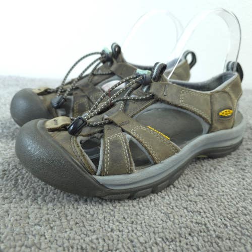 Keen Venice H2 Sandals Womens Size 7.5 Shoes Gray Strappy Hiking Waterproof