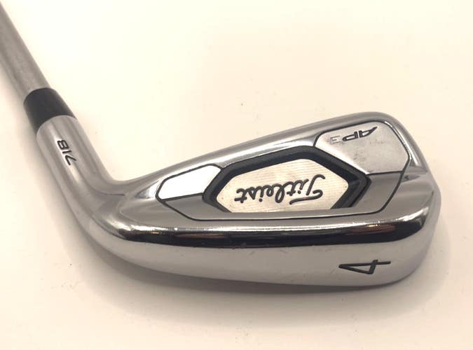 Titleist AP3 718 Single 4 Iron KBS Tour C-Taper 130 X Extra Stiff Shaft *NICE*