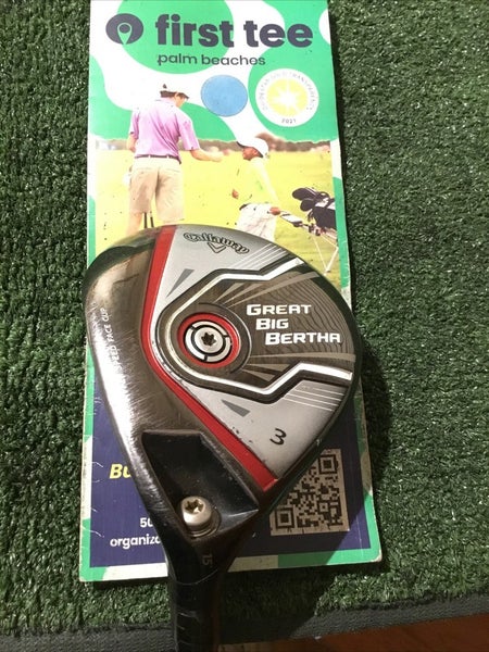 Callaway Left Handed 2015 Great Big Bertha 3 Wood Regular 50g Kuro Kage Graphite