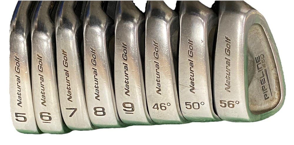 Natural Golf Pipeline 450 Iron Set 5-PW,GW,SW RH +1.5 Senior Graphite 5i 39.5"