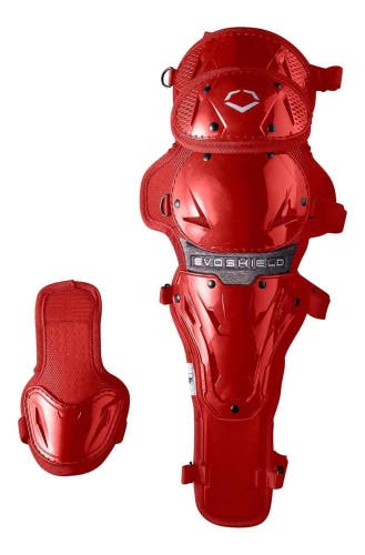 EvoShield Adult PRO-SRZ Baseball Catcher's Upper Leg Guards Red WB5707905AD-NEW