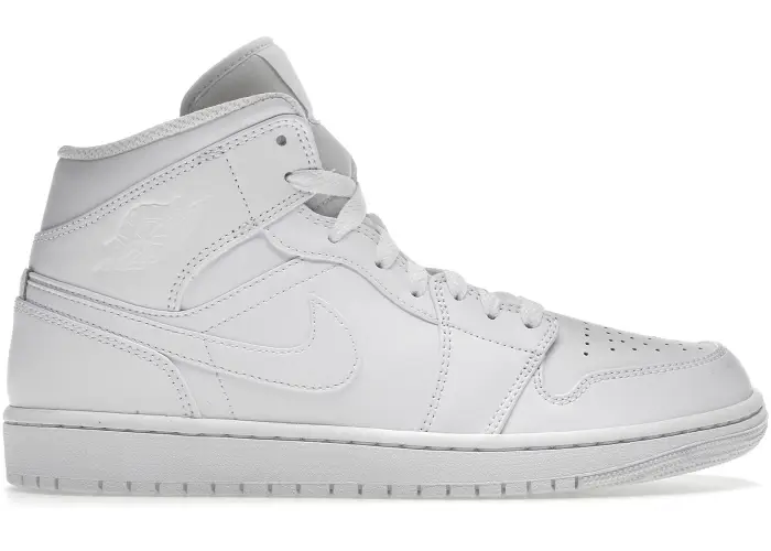 Size 13 - Jordan 1 Mid Triple White 554724-136