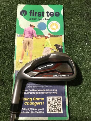 Taylormade Left Handed Aero Burner 7 Iron Regular REAX 88 Steel Shaft (37)