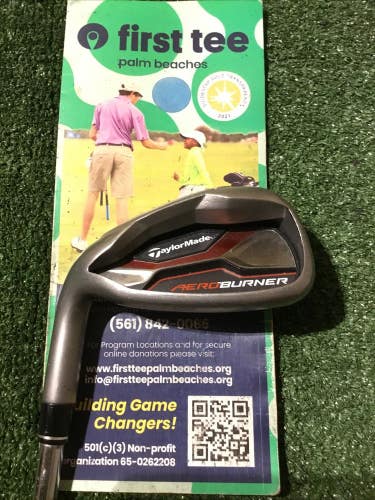 Taylormade Left Handed Aero Burner 8 Iron Regular REAX 88 Steel Shaft (36.5)