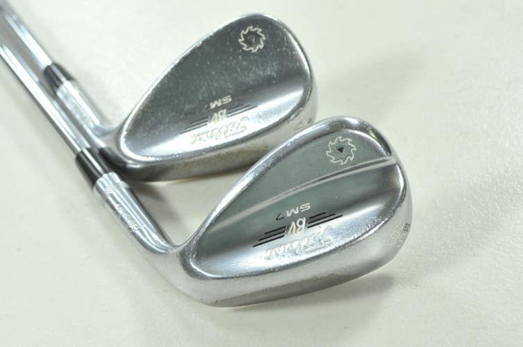 Titleist Vokey SM7 Tour Chrome 54*, 58* Wedge RH BV Wedge Flex Steel  # 213037