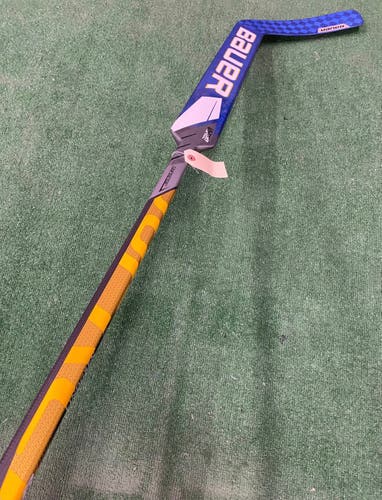 Senior Bauer Supreme Ultrasonic Full Right Goalie Stick 27" Paddle Pro Stock (Used) Charlie lindgren