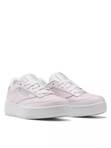 Reebok Club C 85 GY4878  Sneakers Men's US 5 Pink Leather Platform Shoes NR6587