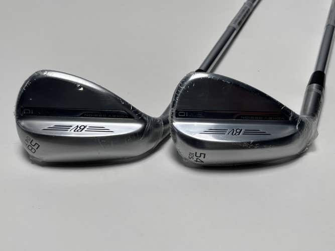 LEFTY Titleist Vokey SM10 Tour Chrome Wedge Set 54* 10 | 58* 4 Steel LH NEW