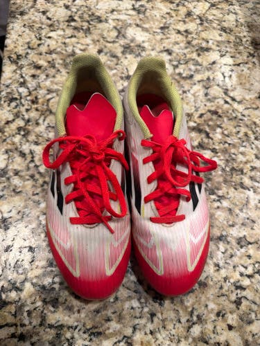 Red Unisex Size M 6.0 (W 7.0) Adidas F50 adizero Cleats (Used)