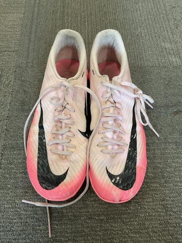 Used Nike AIR ZOOM MERCURIAL Soccer Turf Shoes Pink Senior 7.5 11614-S000234050