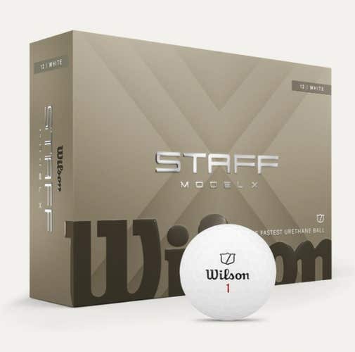 Wilson Staff Model X  Golf Balls (White, 12pk)  1dz 2026 NEW