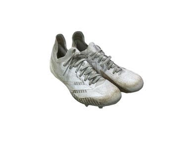 Used Adidas Adult FB Cleats White Senior 8 11347-S000266824