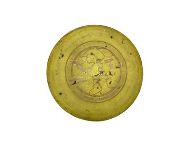 Used Innova OAK HOLLOW DISC GOLF CLUB Disc Golf Driver Yellow 176g 11347-S000266812