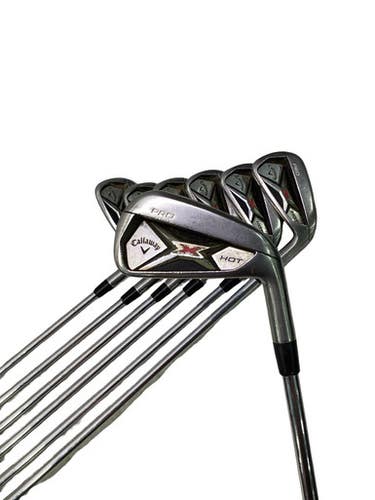 Used Callaway X HOT PRO Mens Iron Set RH 4I-PW 11347-S000266729