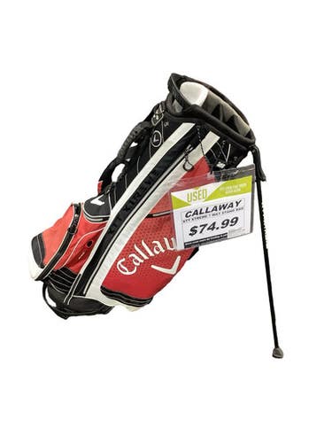 Used Callaway XTT XTREME 7 WAY STAND BAG Mens Stand Bag Black And Red 11347-S000266722