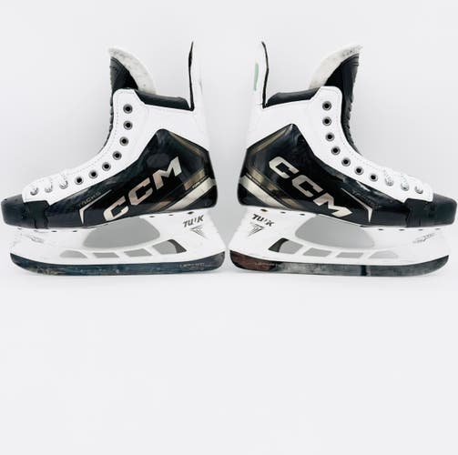 Custom White W/ Catfish Matt Duchene Tacks XF Pro Hockey Skates-9 1/2 D/A-280