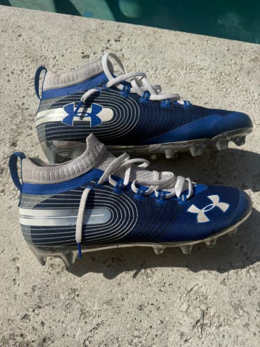 Unisex Size M 11.0 (W 12.0) Under Armour Spotlight MC Mid Top Turf Cleats