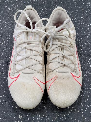 Used Nike LAX Cleats Mens White Senior 10 11849-S000038553