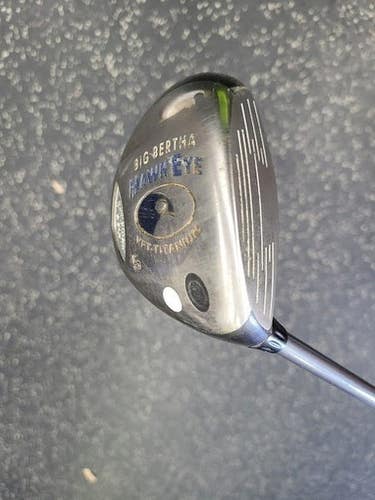 Used Callaway BIG BERTHA HAWK EYE Mens Fairway Wood RH 5 Wood 11849-S000038632