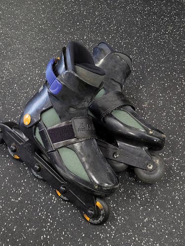 Used Rollerblade GEO BLADE Senior Rec Fitness Skates Black Senior 8 11849-S000038599