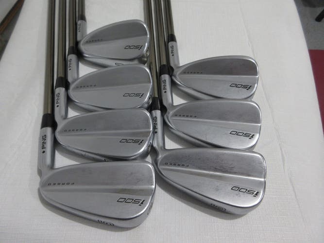 Ping i500 Iron Set - 5-PW, UW - Mamiya Regular Flex Graphite - Black Dot