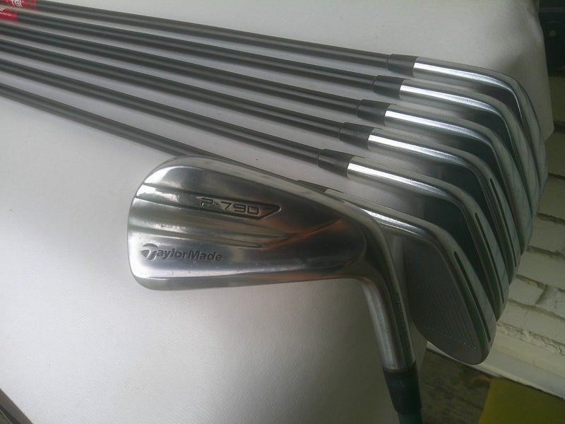 TaylorMade P-790 (4i-PW) Iron Set w/ KBS TGI 70g Regular Flex Shaft