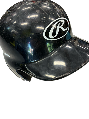 Used Rawlings BATTING HELMET Batting Helmet No Mask Black SM 11682-S000130571