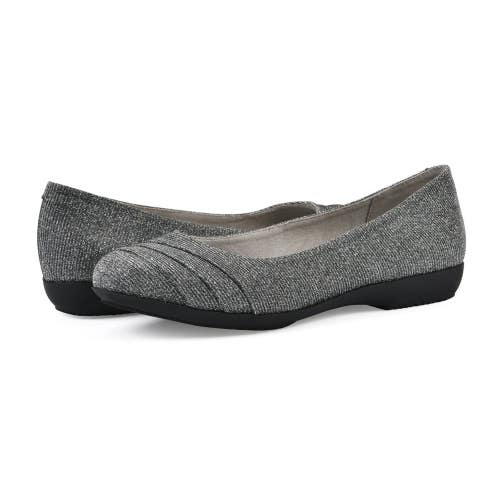 Cliffs by White Mountain Clara Ballet Flats Women's 6.5 M Pewter Slip On NCZ210