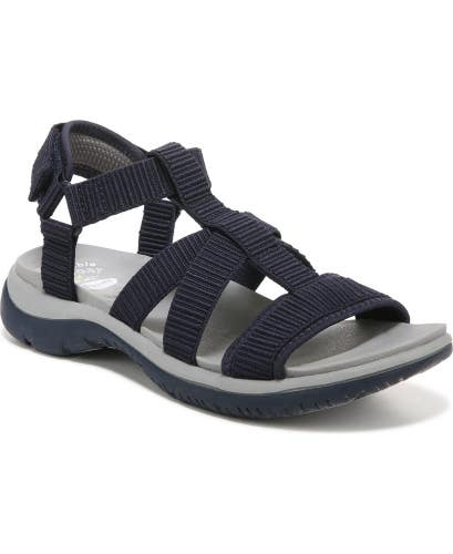Dr. Scholl's Adalia I4048F1-400 Sandals Women's 9.5 Blue Slip On Strappy NCZ384