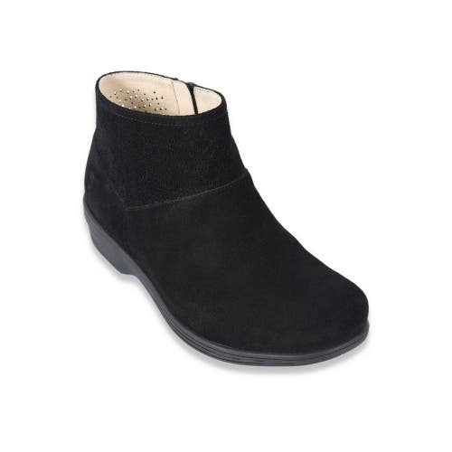 Revitalign Del Mar RV1020BLK Boots Womens US 9.5 Black Suede Ankle Bootie NCZ240