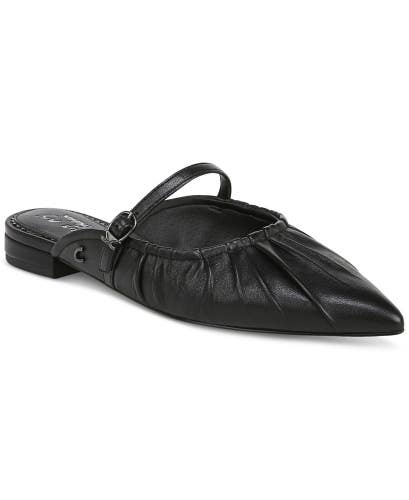 Circus NY by Sam Edelman Larissah Flat Women's 7.5 Black Leather Slip-On NCZ270