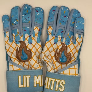 Lit Mitts Youth Medium Batting Gloves (New)