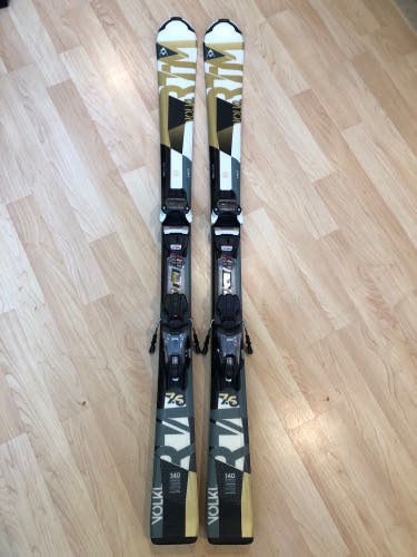 2017 Men's 140cm Volkl RTM 7.6 Skis | Marker TP 10.0 Bindings (Used)