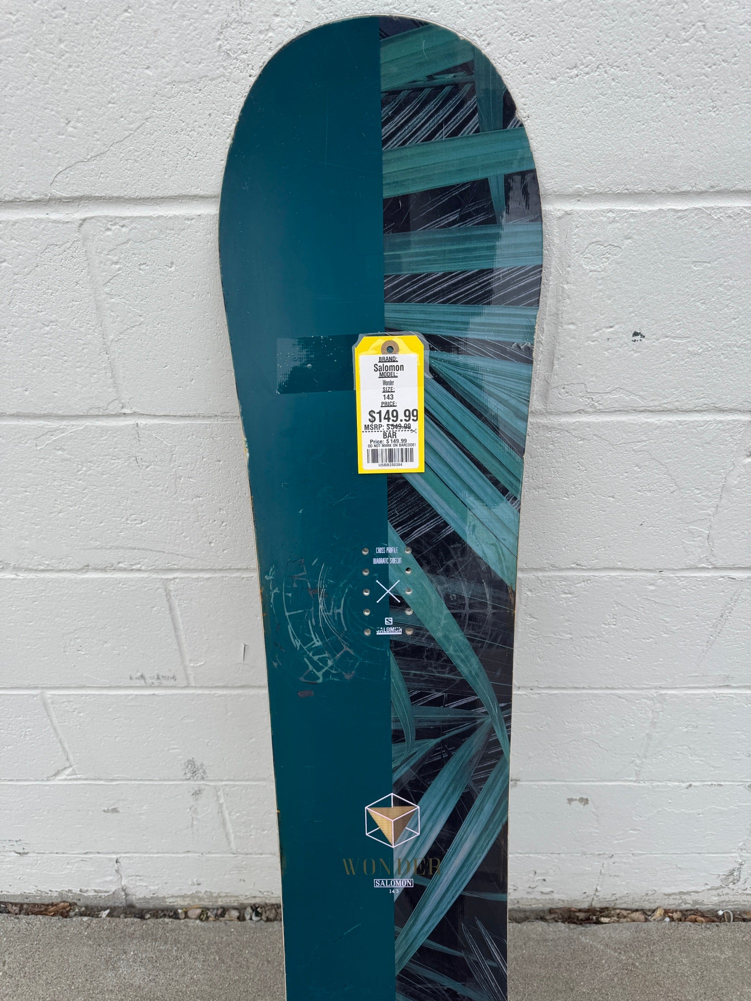 Salomon Wonder Snowboard 143 cm (Used) | SidelineSwap | Buy and