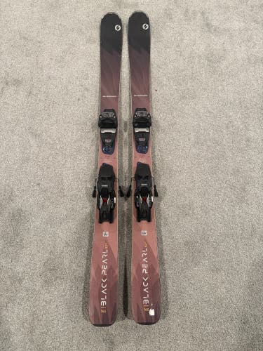 Women's Blizzard  Black Pearl 88 145 cm All Mountain Skis With Marker 11 bindings