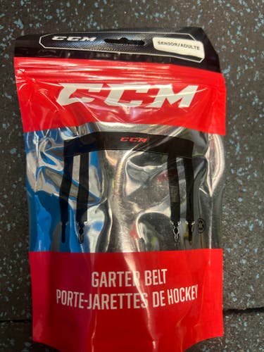 CCM Senior black garter to hold socks