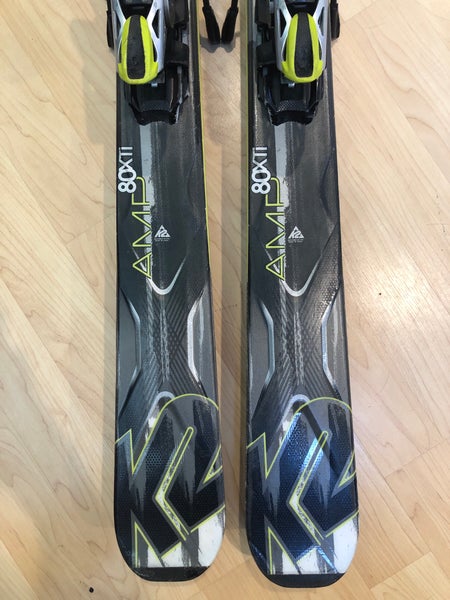 k2 amp 80xti skis with k2 marker mxc 12 bindings 2015 Men's 170cm K2 AMP 80 XTI Skis | Marker MXC 12 Bindings (Used) |  SidelineSwap
