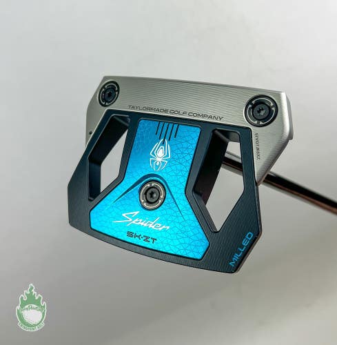 Used RH TaylorMade Spider 5K-ZT Milled 34" Putter Black Steel Golf Club
